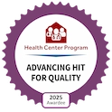 HRSA-Funded Health Centers 2025 Advancing Health IT (HIT) badge